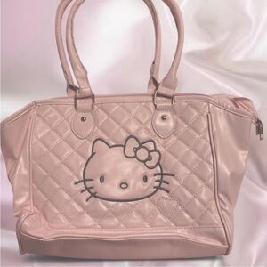 Hello Kitty Blush Pink Quilted Tote